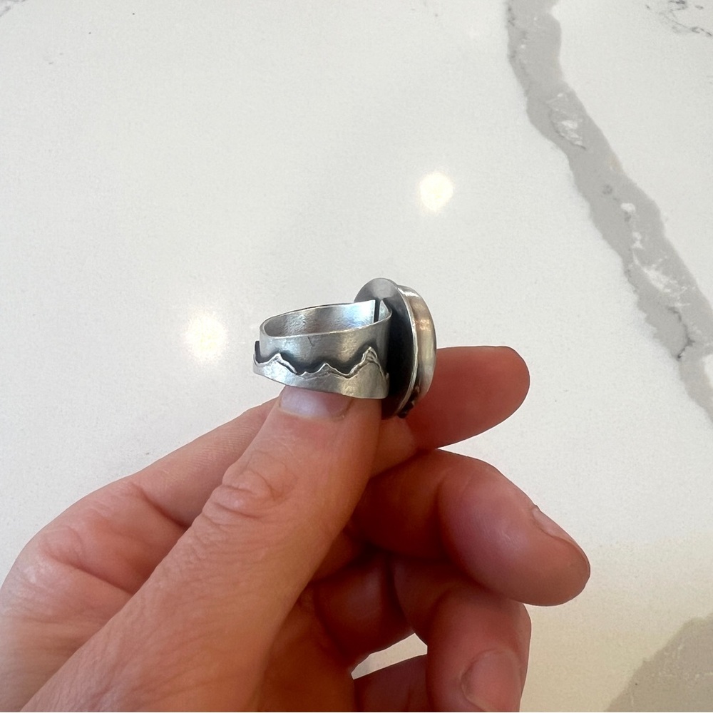 Royston Turquoise Ring size 7.75 - Picture 5 of 6